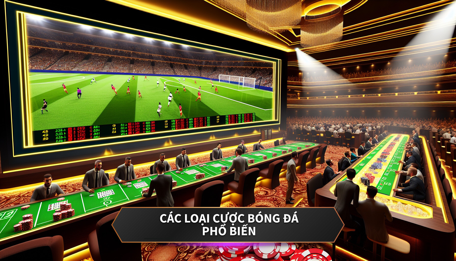  Các loại cược bóng đá phổ biến